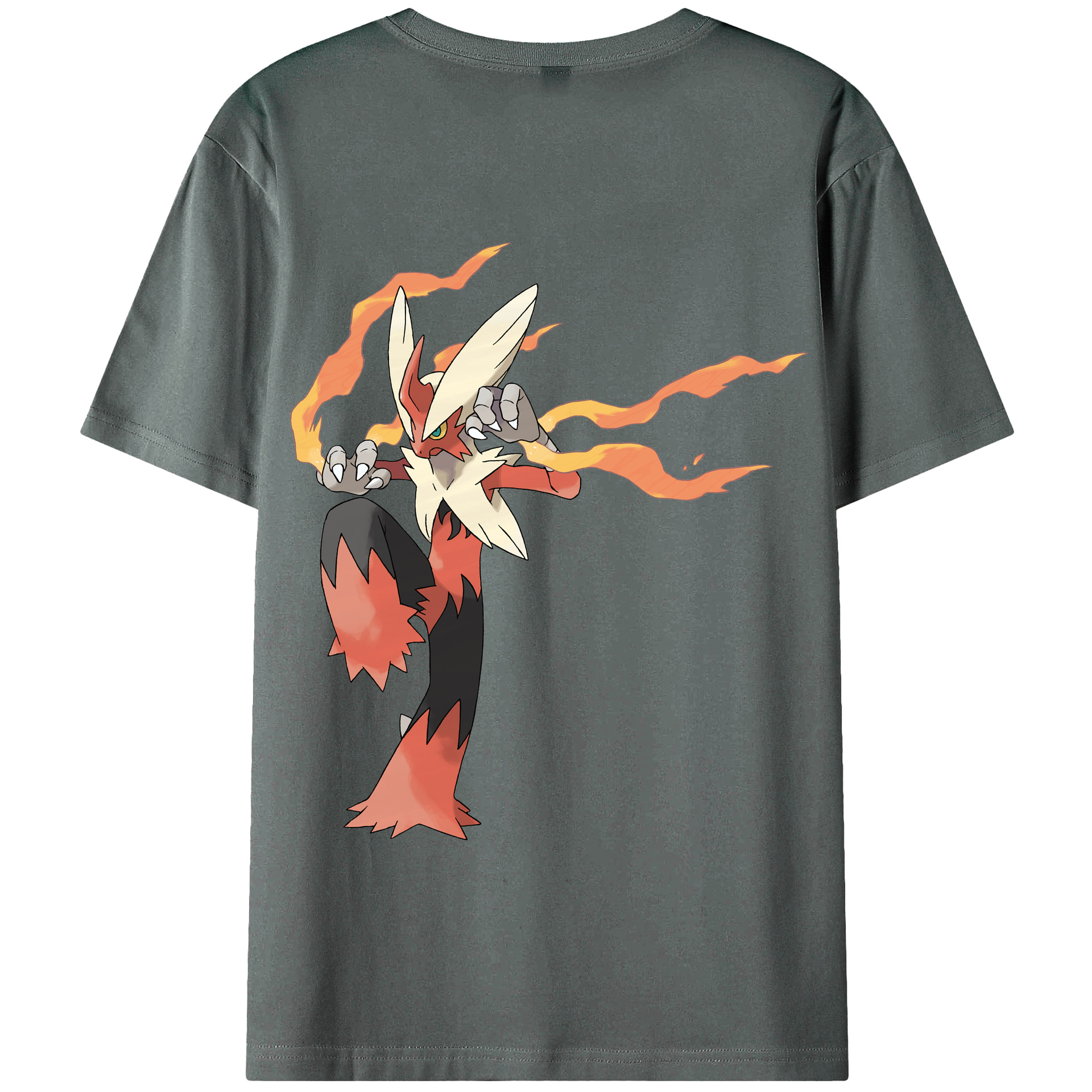 （画像用） ポケットモンスター Pokémon 綿100％半袖Tシャツ（背面プリント）